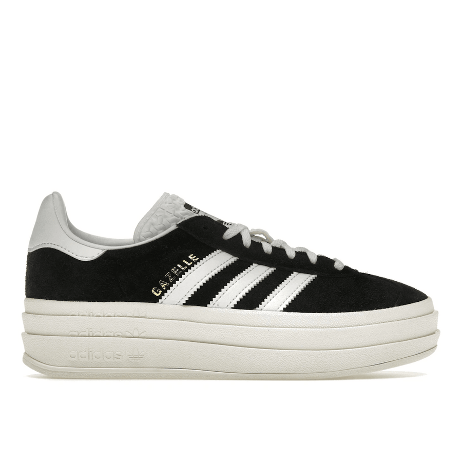 Adidas Gazelle Bold Core Black White — 36