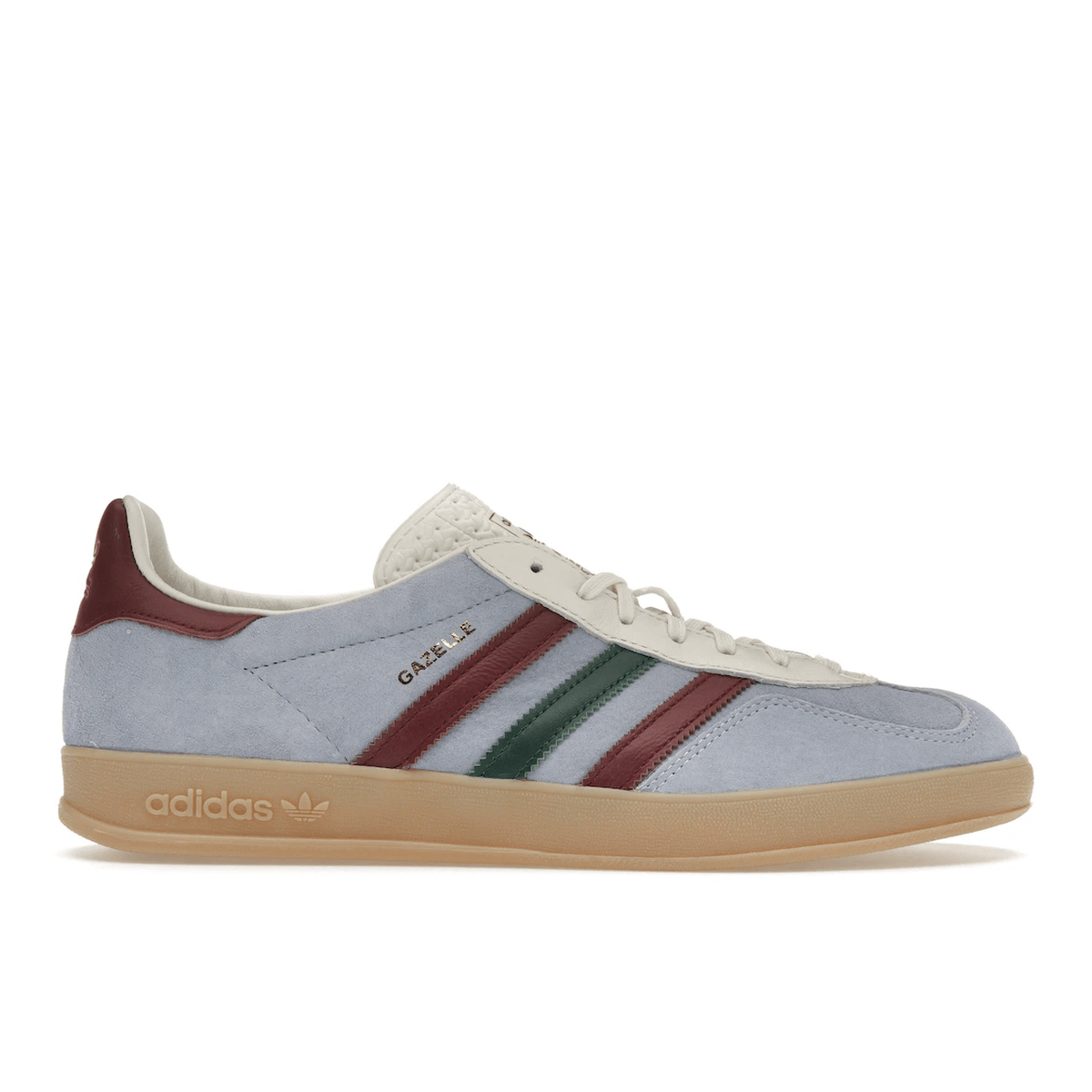 Adidas Gazelle Indoor Blue Dawn Collegiate Burgundy — 36