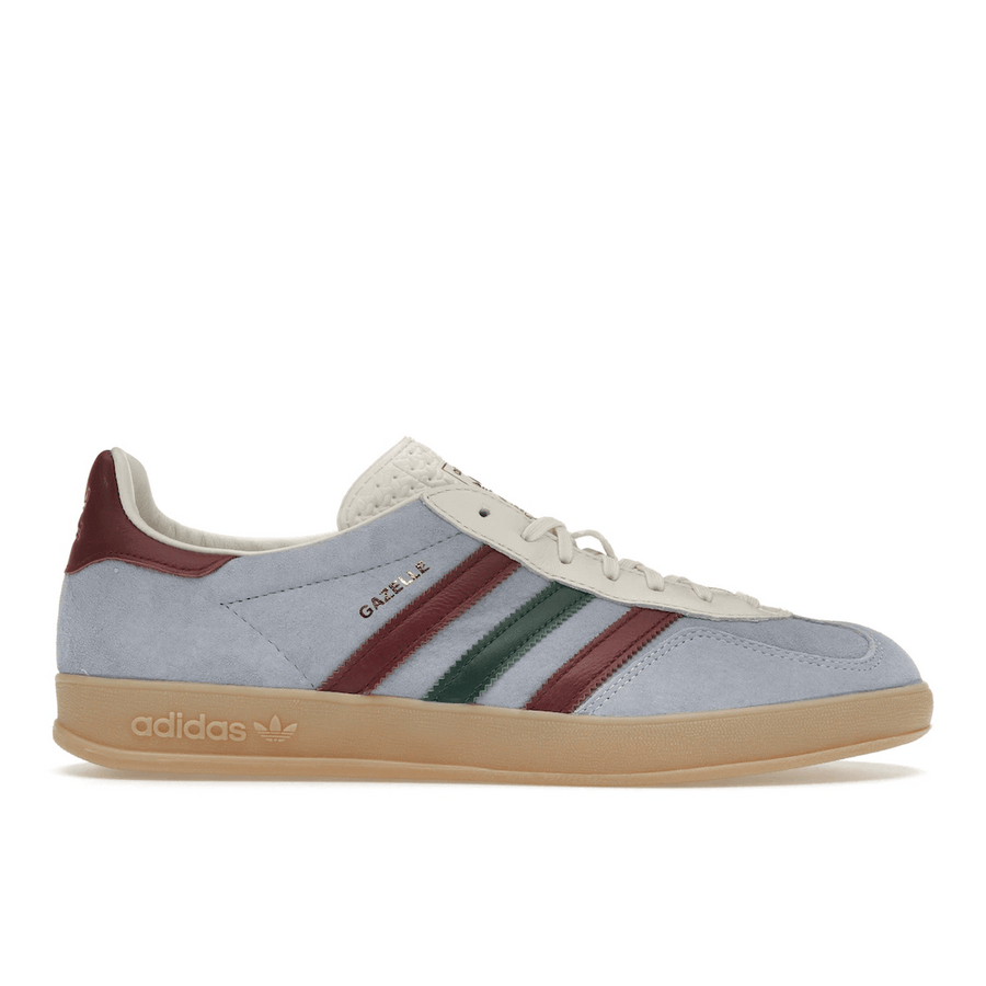 Adidas Gazelle Indoor Blue Dawn Collegiate Burgundy — 36
