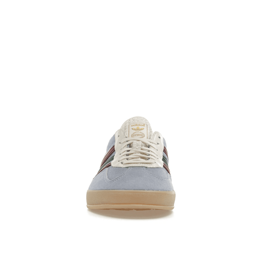 Adidas Gazelle Indoor Blue Dawn Collegiate Burgundy — 36