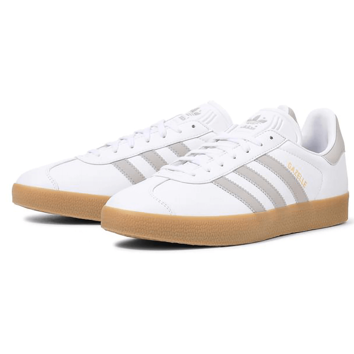 Adidas Gazelle White Grey Gum — 36