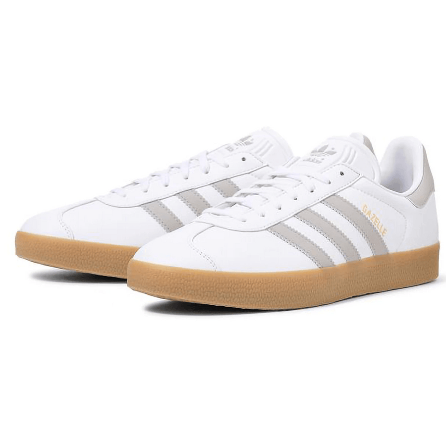 Adidas Gazelle White Grey Gum — 36