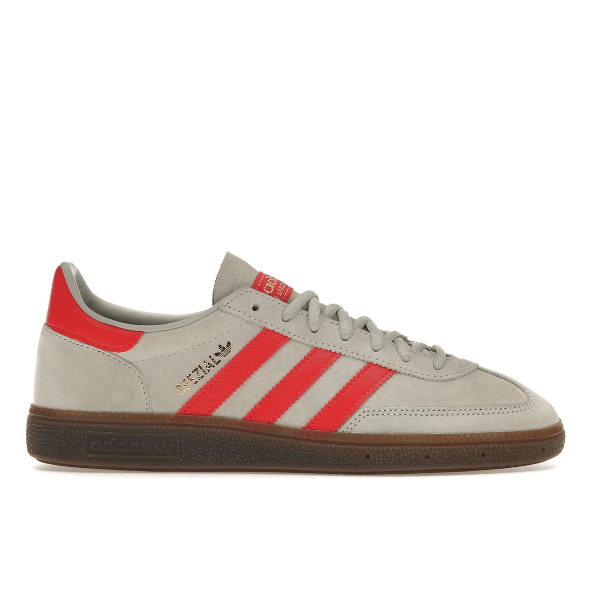 Adidas Handball Spezial Gray Hi-Res Red — 36
