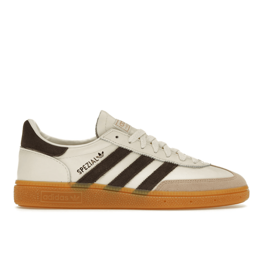 Adidas Handball Spezial Off-White Dark Brown — 36