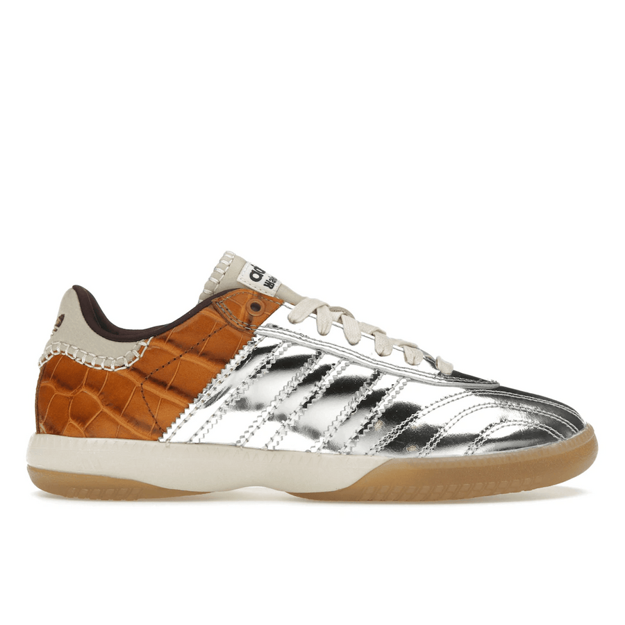 Adidas Samba Millennium Wales Bonner Silver Metallic Yellow Croc — 36