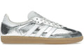 Adidas Samba OG Silver Metallic Cracked Leather