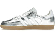 Adidas Samba OG Silver Metallic Cracked Leather