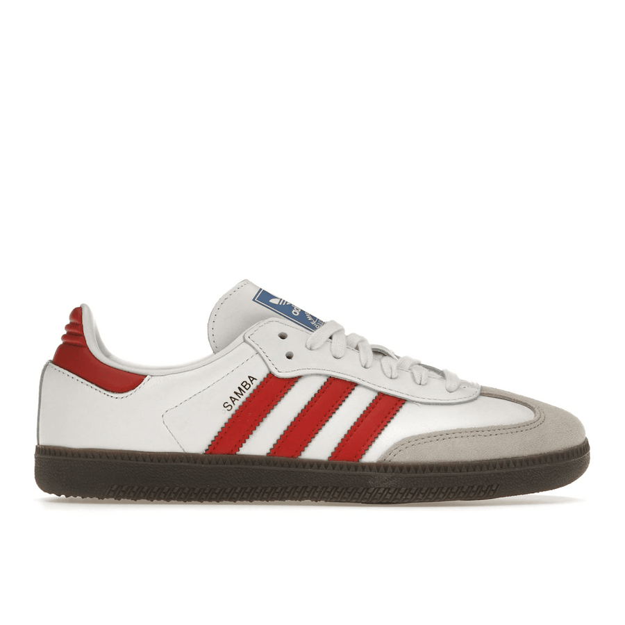 Adidas Samba OG White Better Scarlet — 36