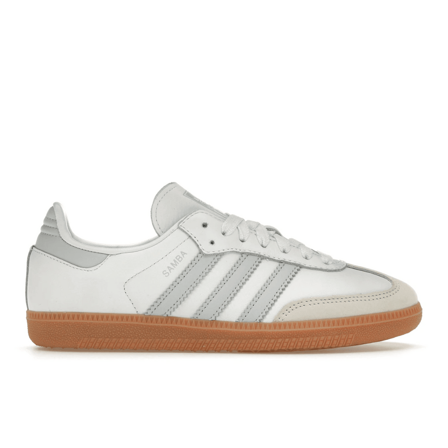 Adidas Samba OG White Halo Blue Gum — 36