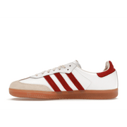 Adidas Samba Sporty &amp; Rich White Collegiate Burgundy