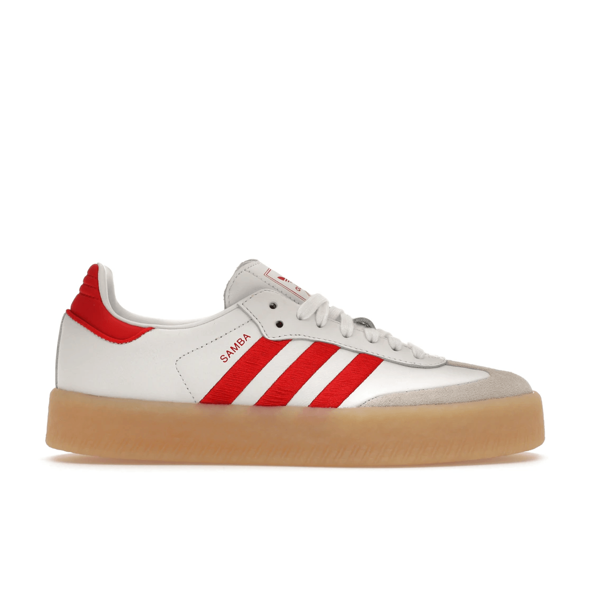 Adidas Sambae White Better Scarlet Gum — 36