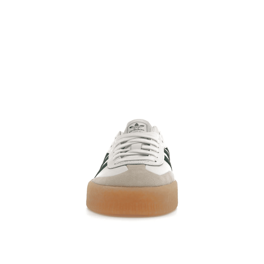 Adidas Sambae White Collegiate Green Gum — 36