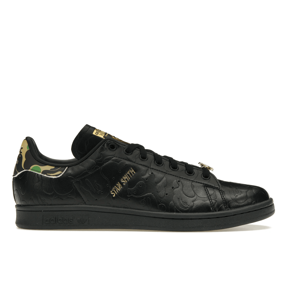Adidas Stan Smith Bape 30th Anniversary Black — 36