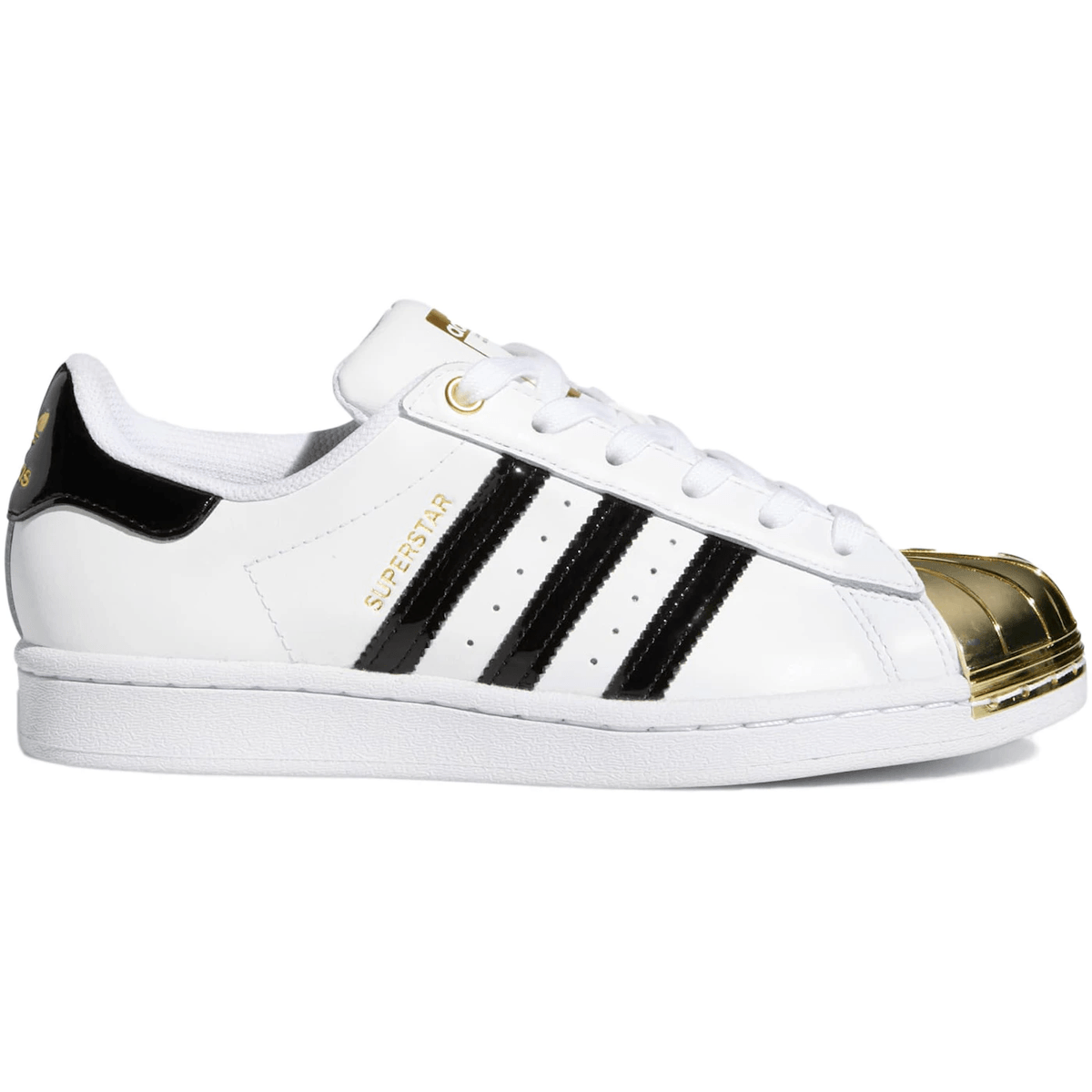 Adidas Superstar Cloud White Gold Metallic — 36