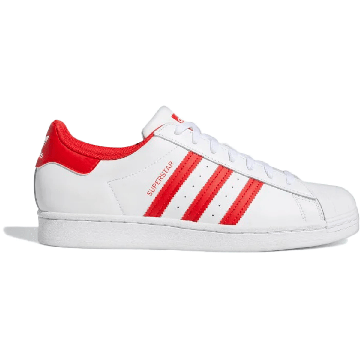 Adidas Superstar Cloud White Vivid Red — 36