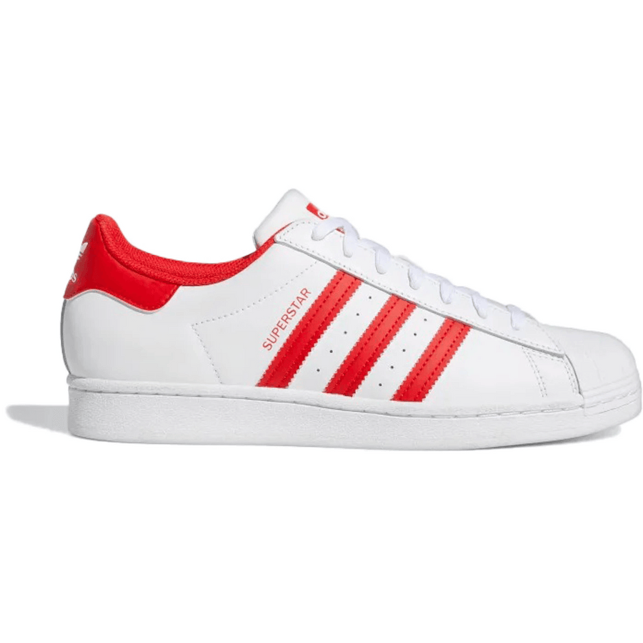 Adidas Superstar Cloud White Vivid Red — 36