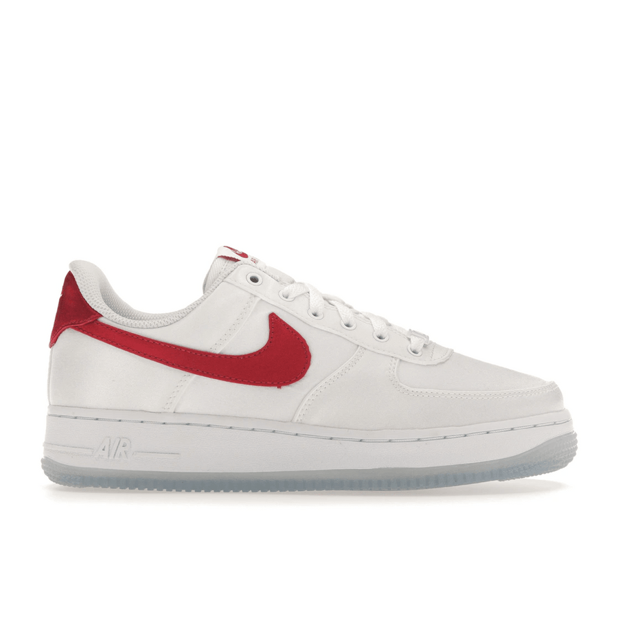 Air Force 1 Low Satin White Red — 36