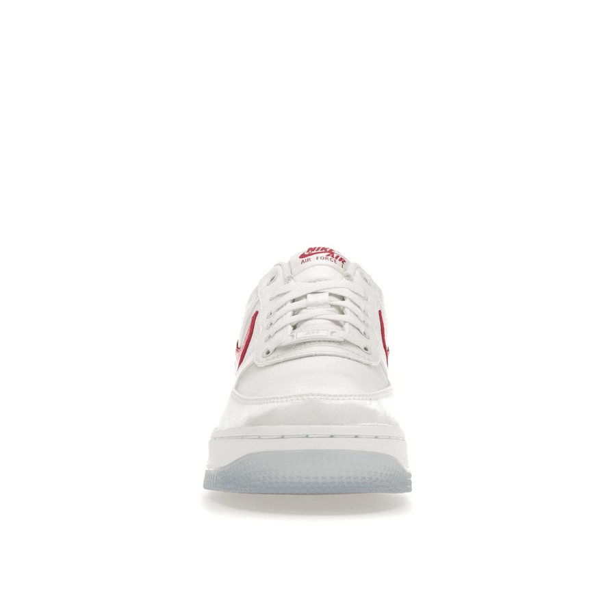Air Force 1 Low Satin White Red — 36