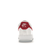Air Force 1 Low Satin White Red