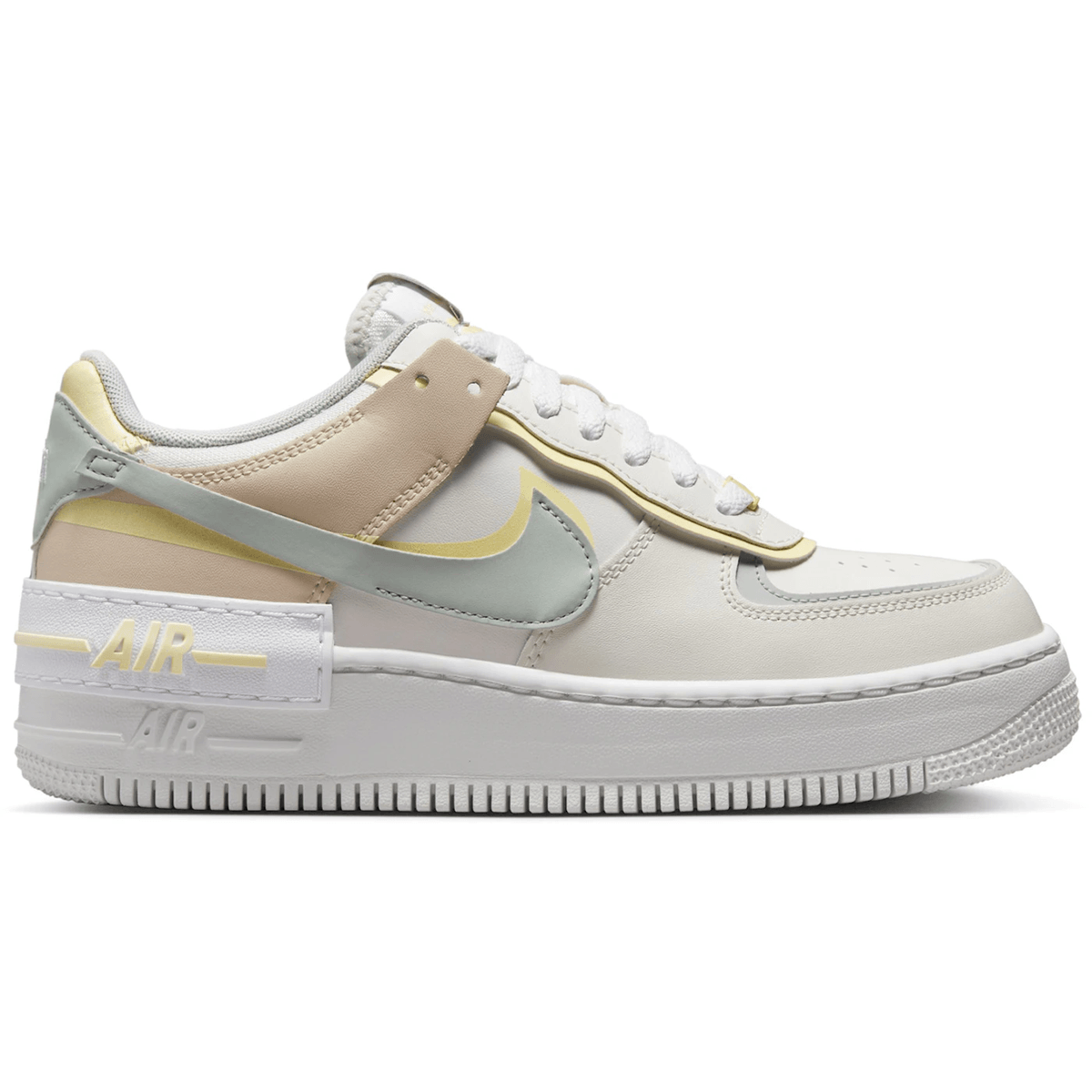 Air Force 1 Low Shadow Sail Light Silver Citron Tint — 36