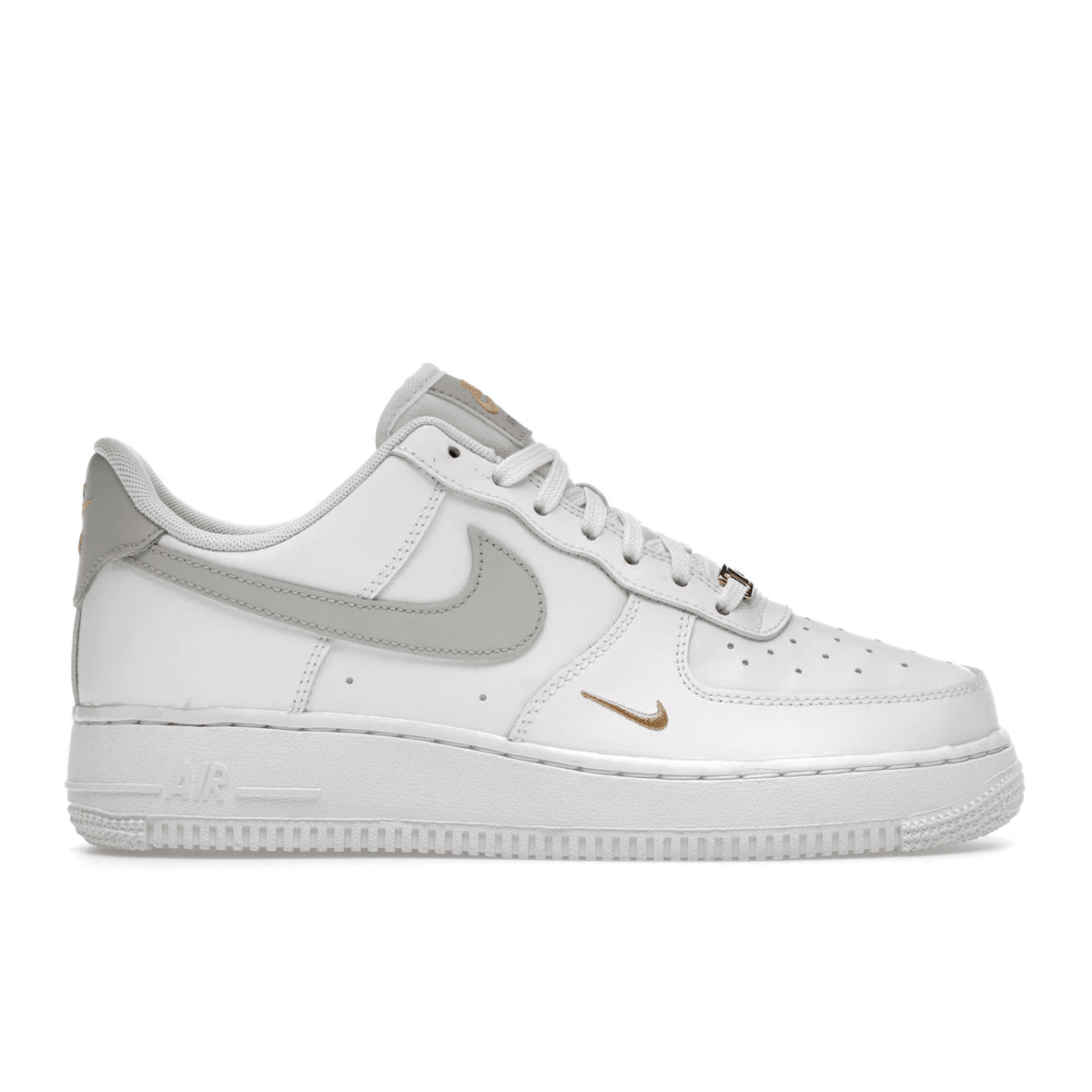 Air Force 1 Low White Gray Gold — 36