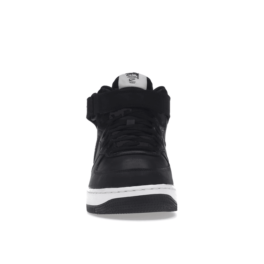 Air Force 1 Mid x Stussy Black White — 36