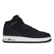 Air Force 1 Mid x Stussy Black White