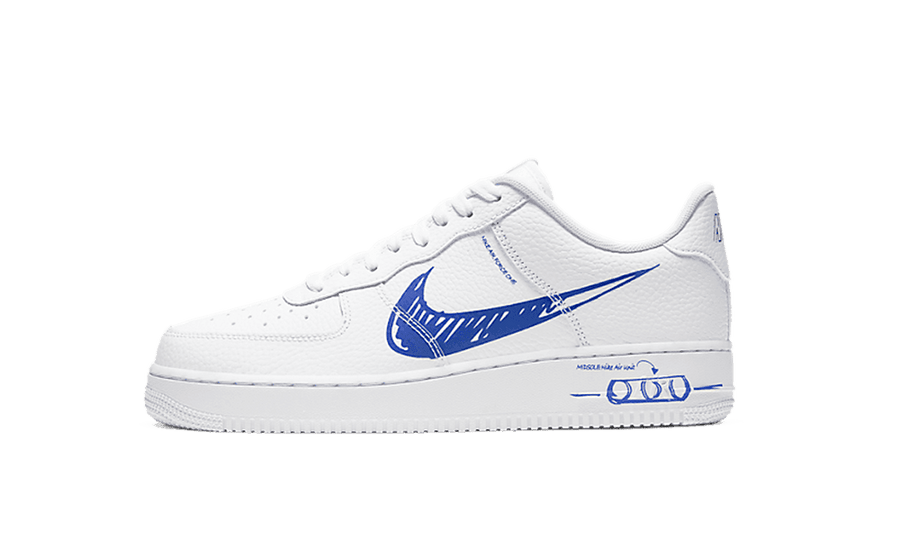 Air Force 1 Sketch White Royal — 36