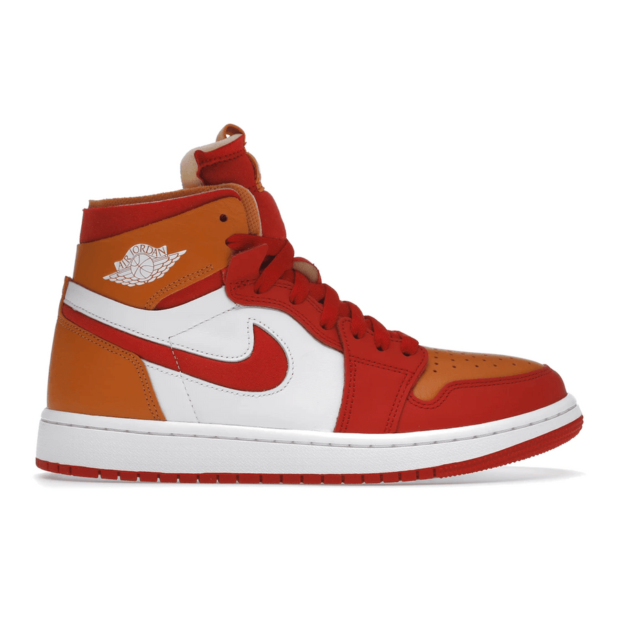 Air Jordan 1 High Zoom Air CMFT Fire Red Hot Curry — 36