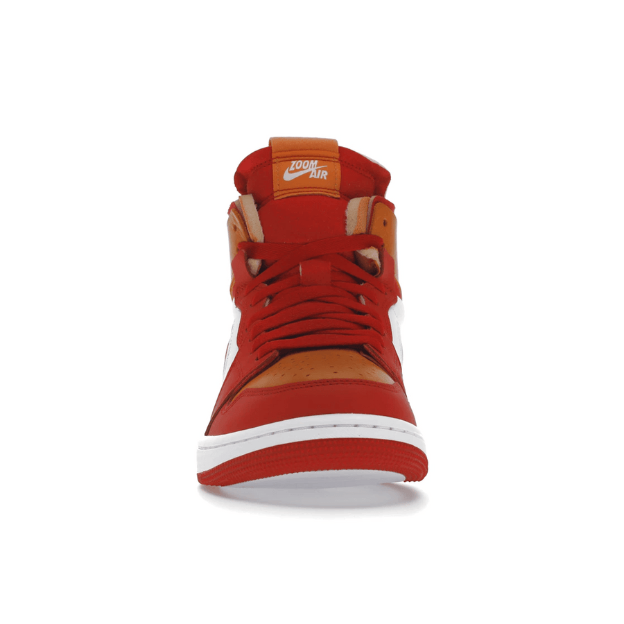 Air Jordan 1 High Zoom Air CMFT Fire Red Hot Curry — 36
