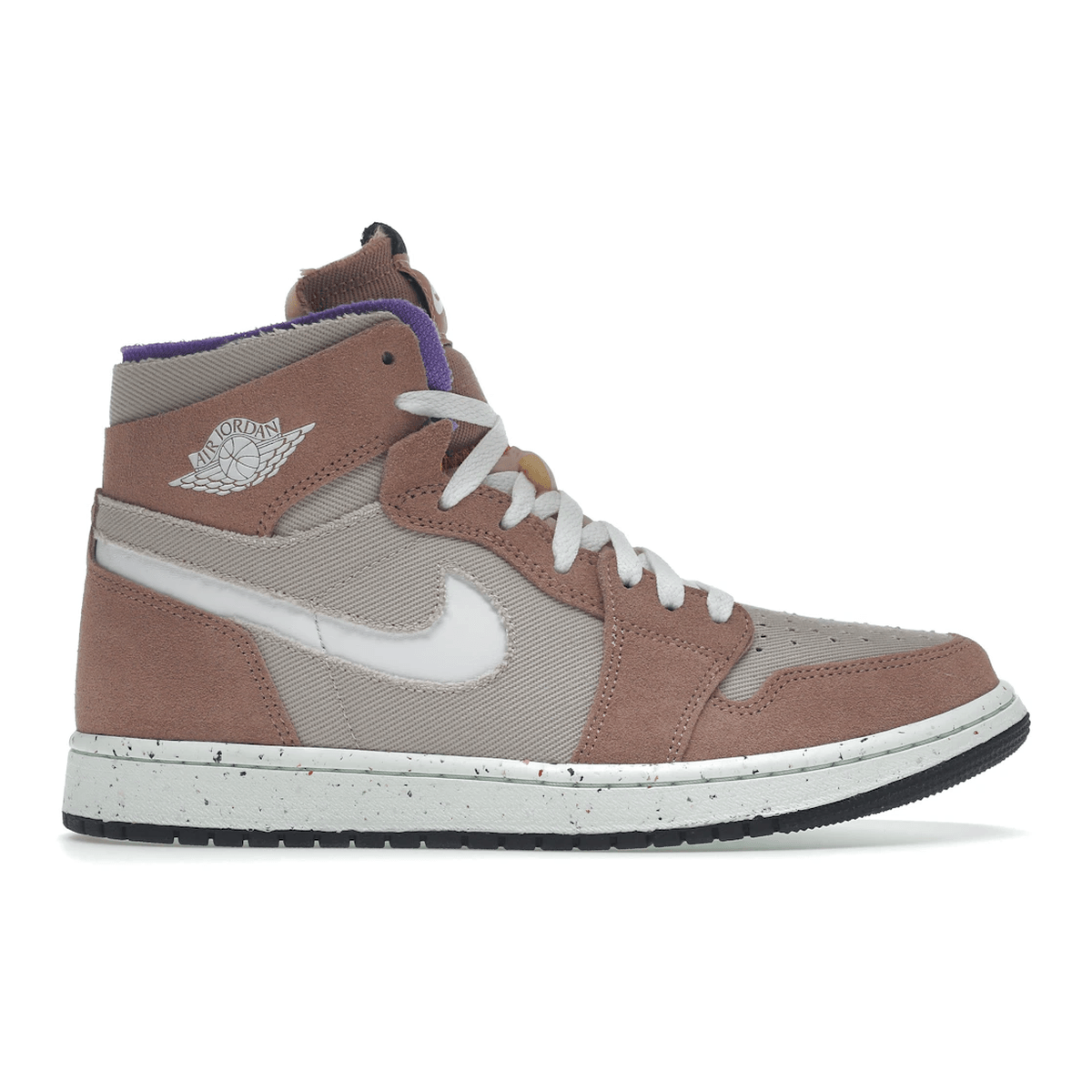 Air Jordan 1 High Zoom Air CMFT Fossil Stone — 36