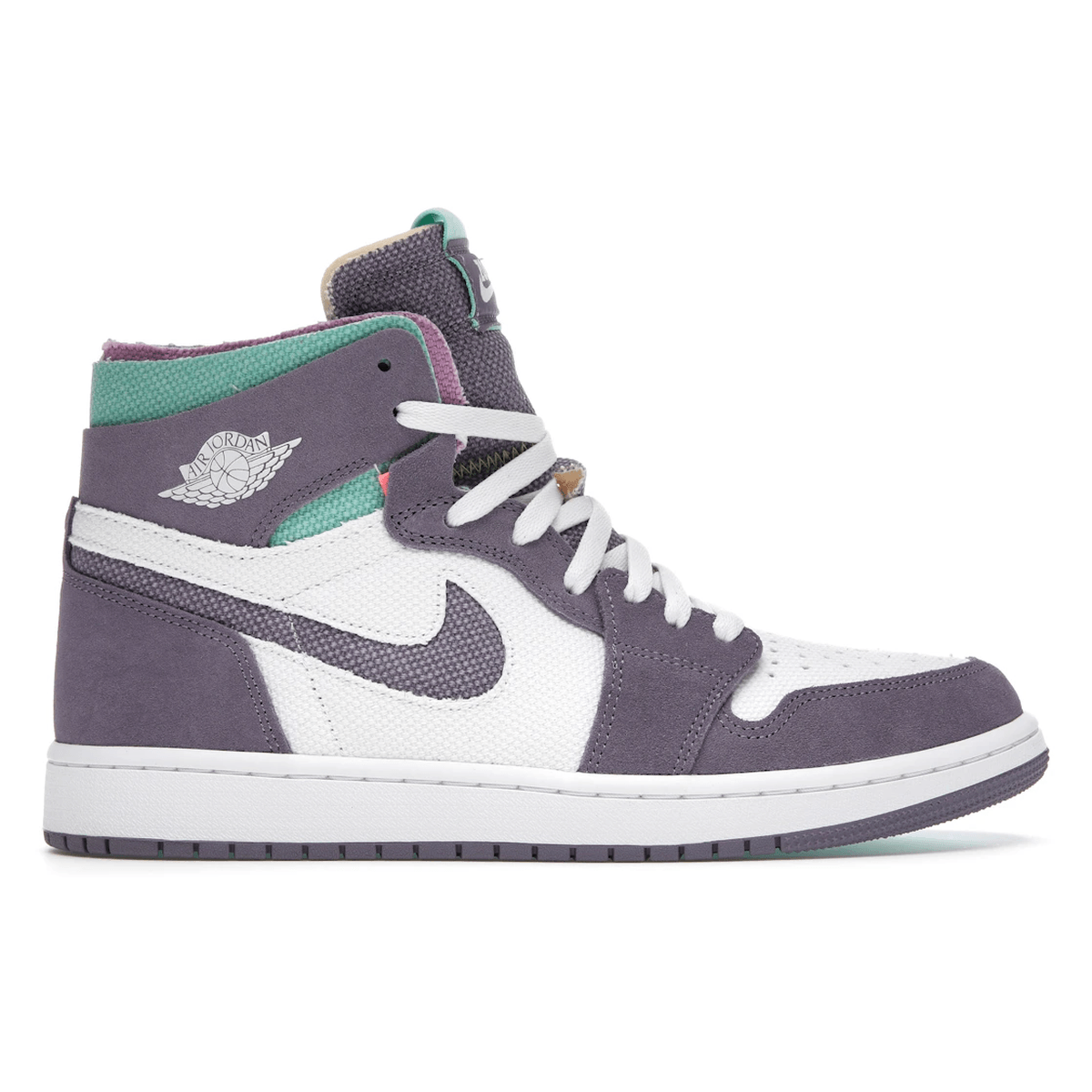 Air Jordan 1 High Zoom Air CMFT White Daybreak Tropical Twist — 36