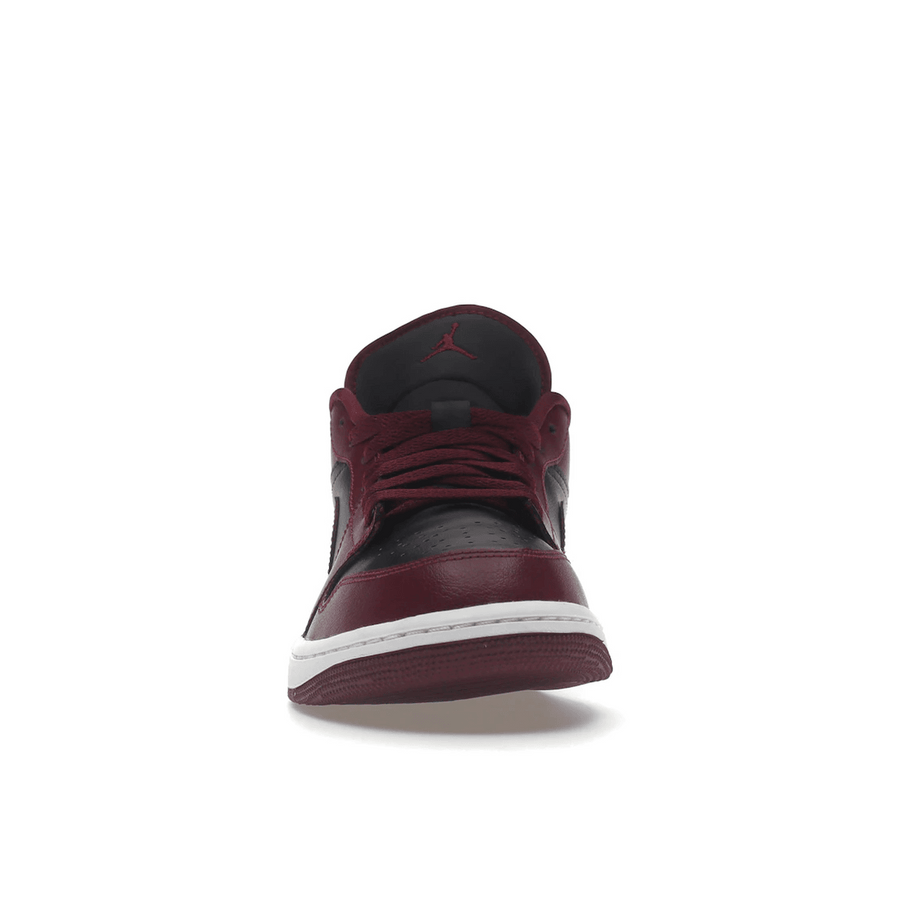 Air Jordan 1 Low Black Dark Beetroot — 36