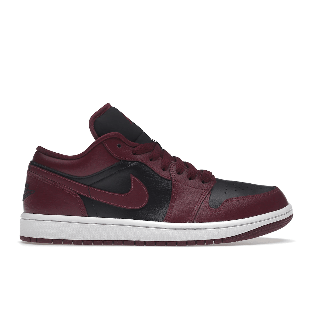 Air Jordan 1 Low Black Dark Beetroot — 36