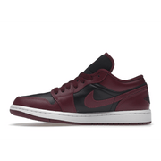 Air Jordan 1 Low Black Dark Beetroot