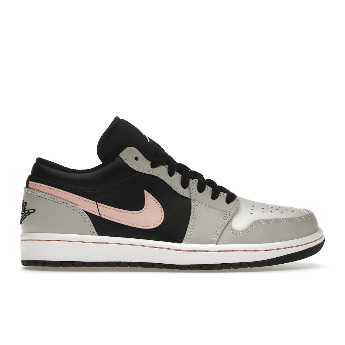 Air Jordan 1 Low Black Gray Pink — 36