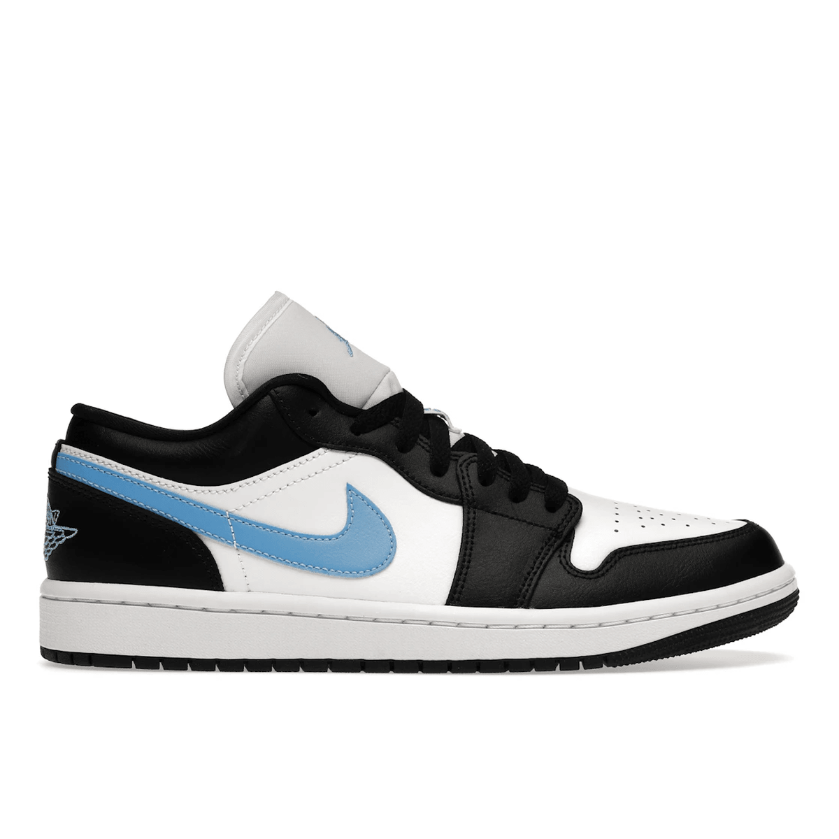 Air Jordan 1 Low Black University Blue White — 36