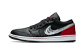 Air Jordan 1 Low Brushstroke Black