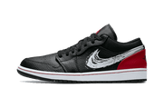 Air Jordan 1 Low Brushstroke Black