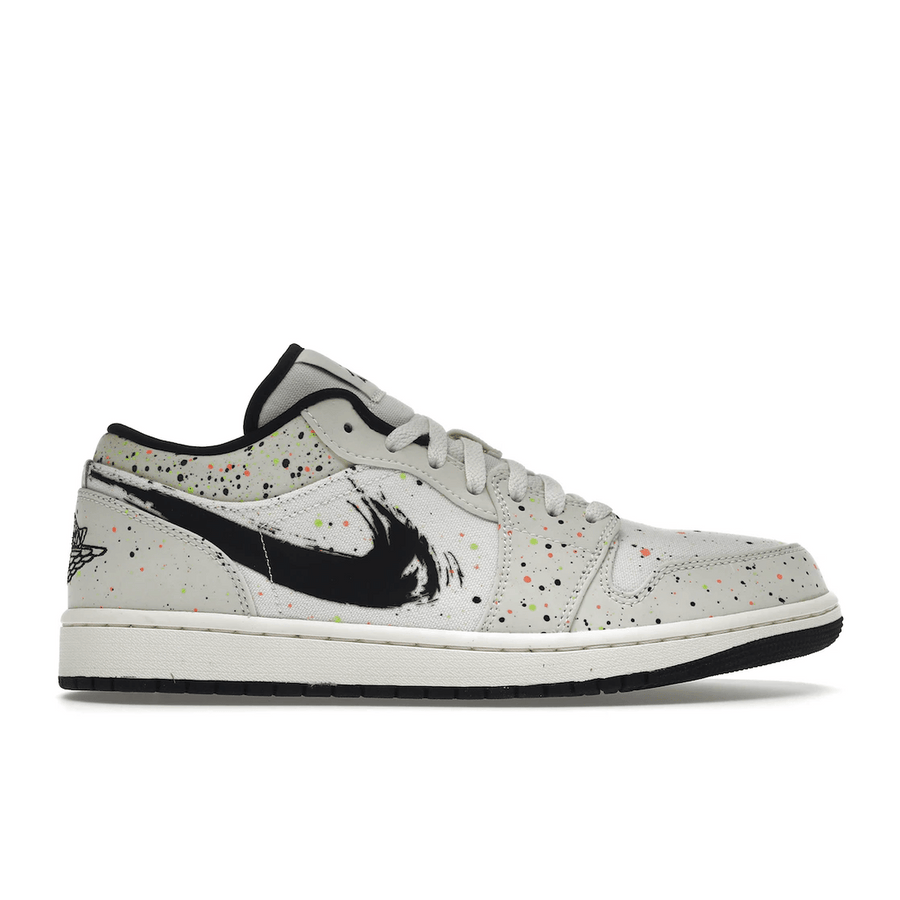 Air Jordan 1 Low Brushstroke Sail — 36