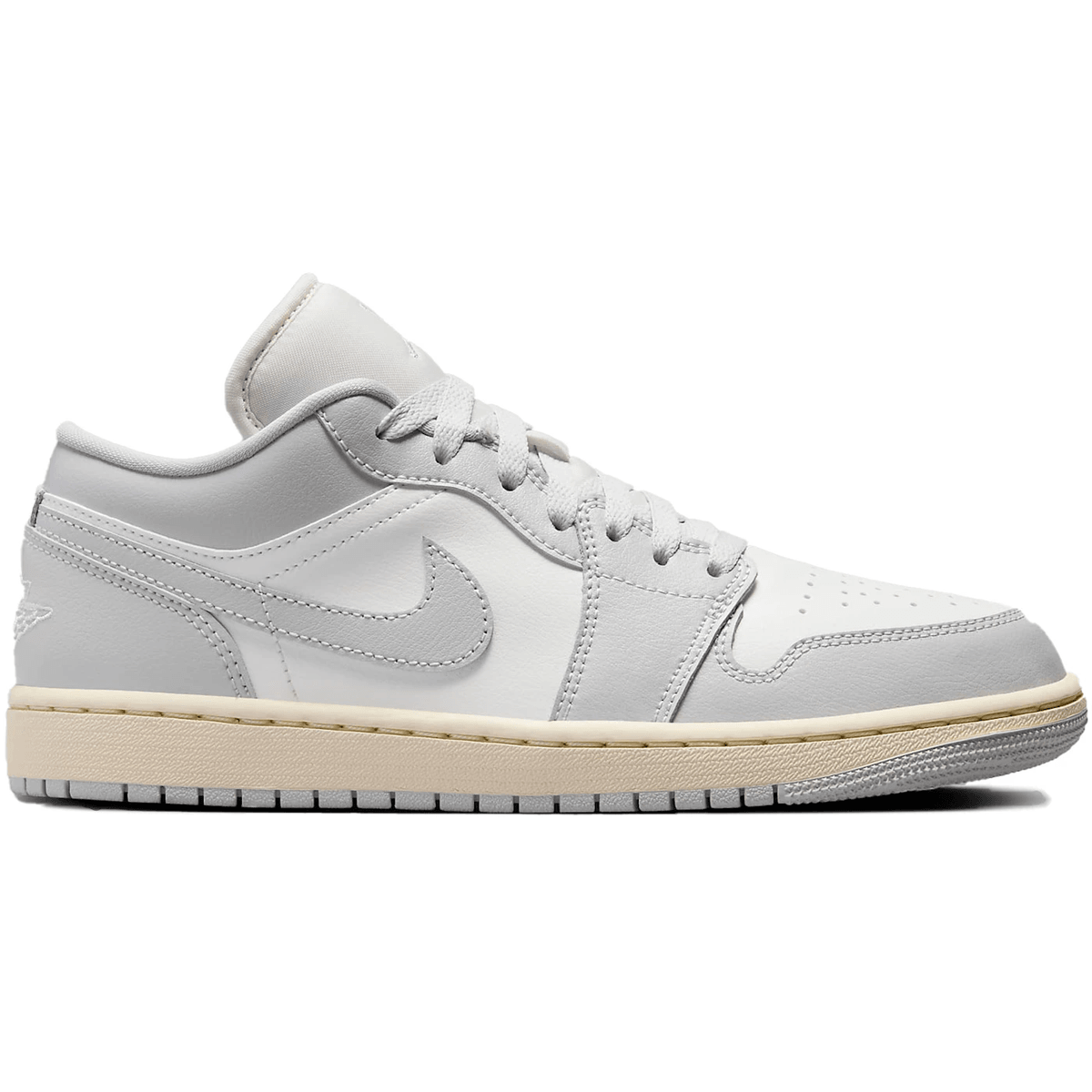 Air Jordan 1 Low Coconut Milk Neutral Grey — 36