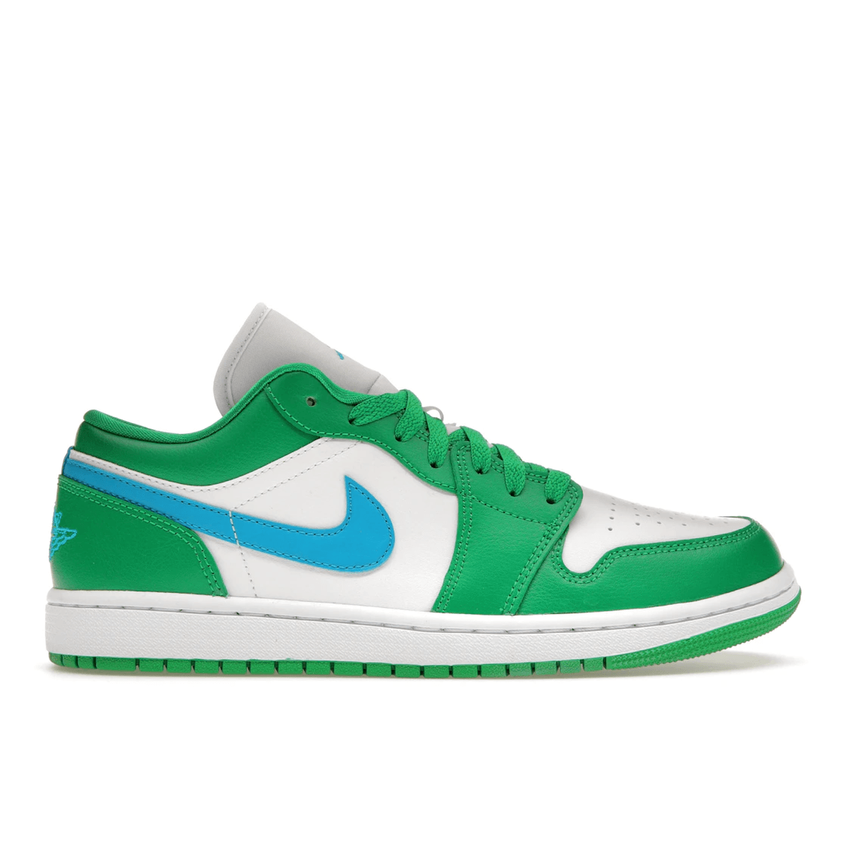 Air Jordan 1 Low Lucky Green Aquatone — 36
