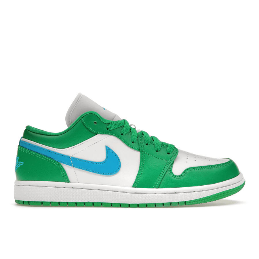 Air Jordan 1 Low Lucky Green Aquatone — 36