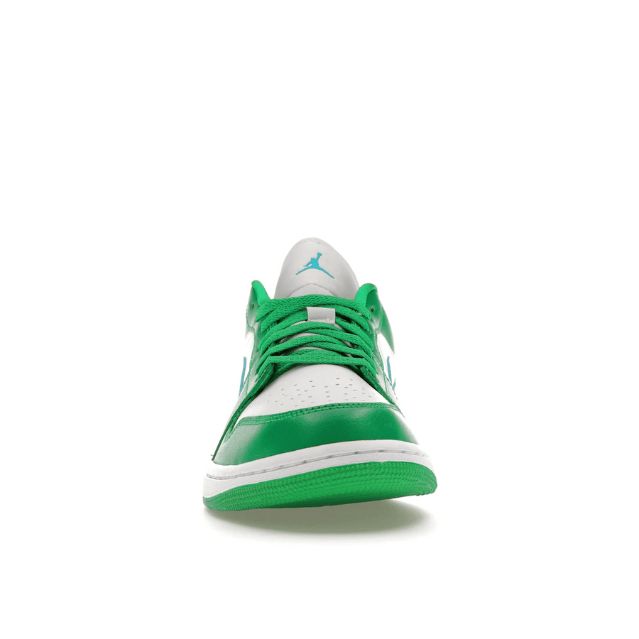 Air Jordan 1 Low Lucky Green Aquatone — 36