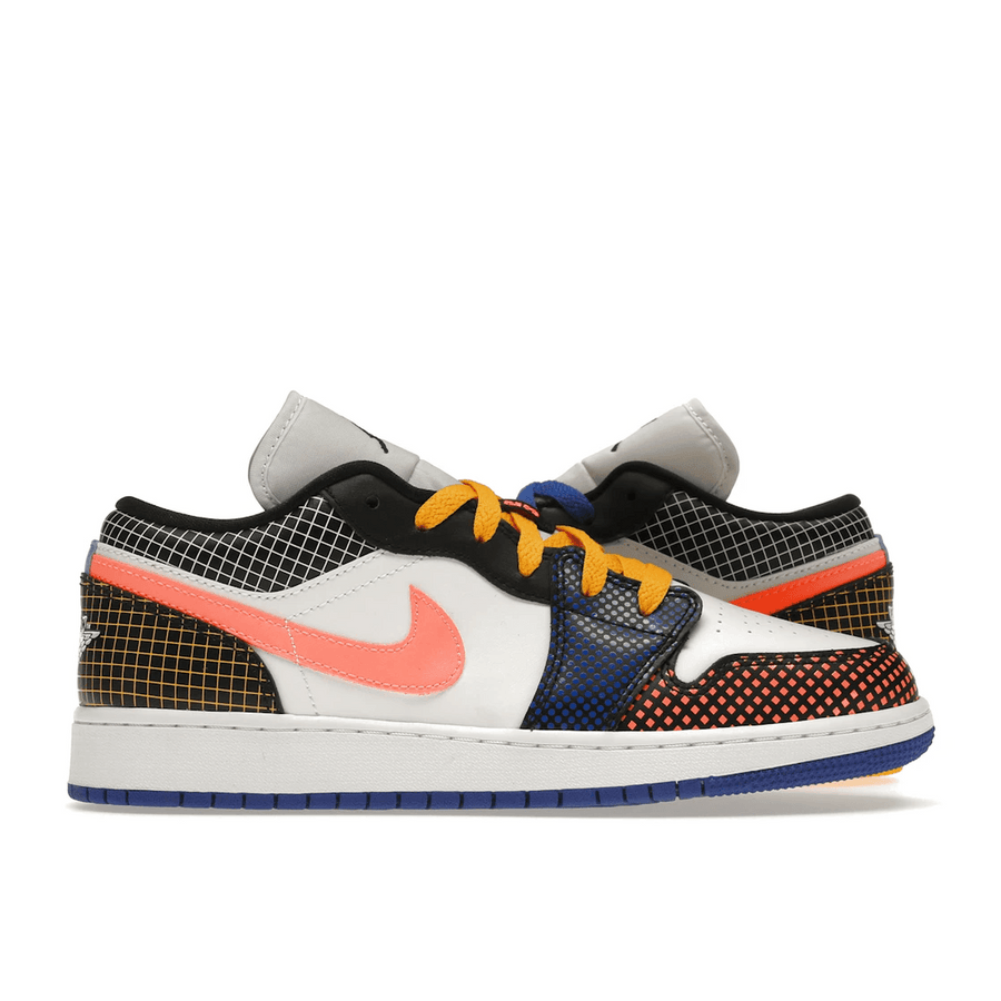 Air Jordan 1 Low MMD Multi-Color Grid — 36