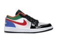 Air Jordan 1 Low Multi-Color Black Toe