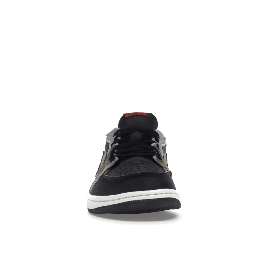 Air Jordan 1 Low AND EX Black Smoke Grey — 36