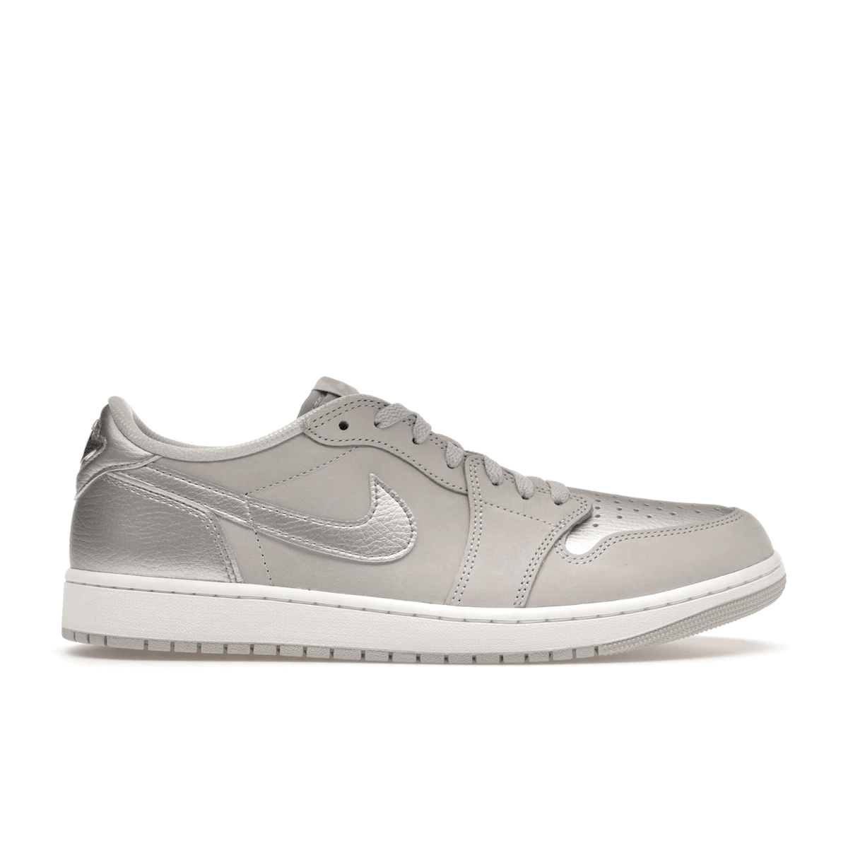 Air Jordan 1 Low OG Metallic Silver — 36