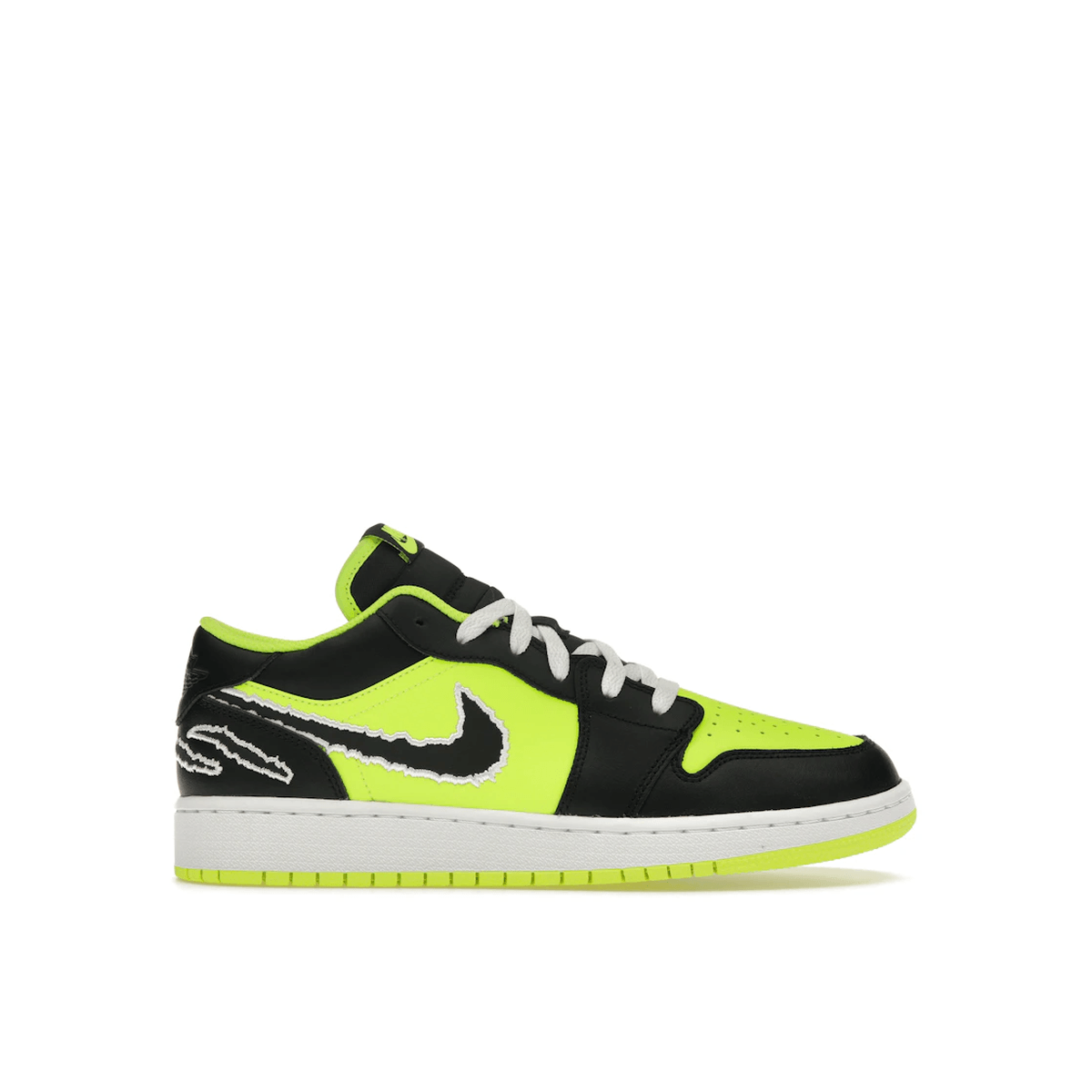 Air Jordan 1 Low SE Black Cat Volt — 36
