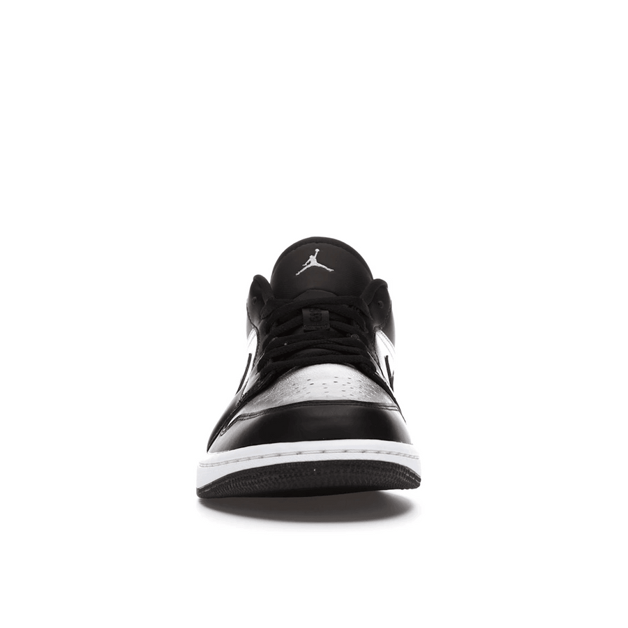Air Jordan 1 Low SE Black Metallic Silver — 36